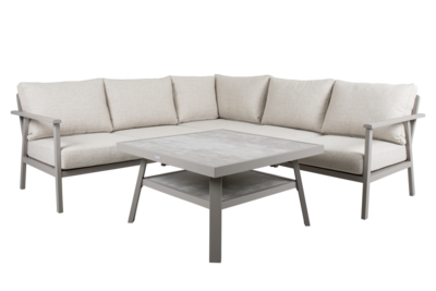 Samvaro table salon Khaki/sable