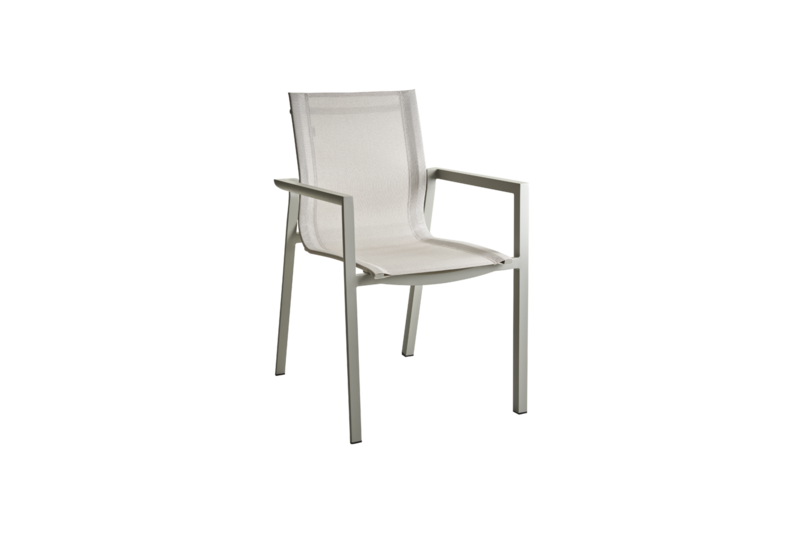 Delia fauteuil Light Grey/Off-White