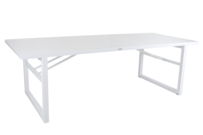 Vevi table à manger Blanc