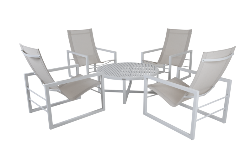 Vevi fauteuil Blanc/blanc