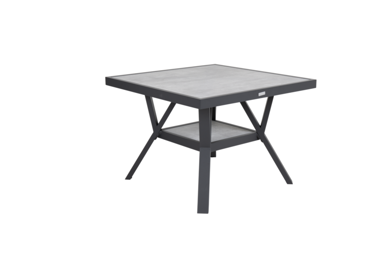 Samvaro table salon Anthracite/gris