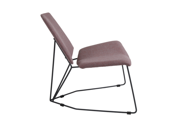 Pollux fauteuil Pink/Anthracite