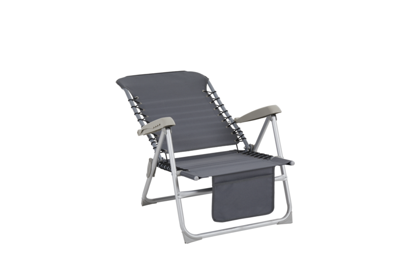 Ulrika chaise de plage Gris