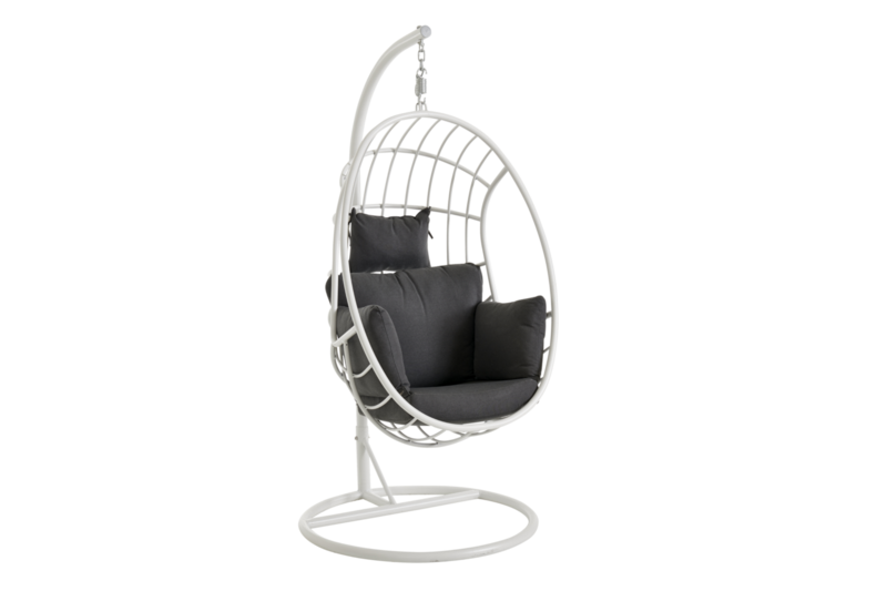 Palo fauteuil suspendu Blanc/gris