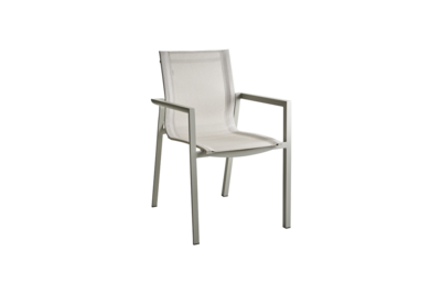 Delia fauteuil Light Grey/Off-White