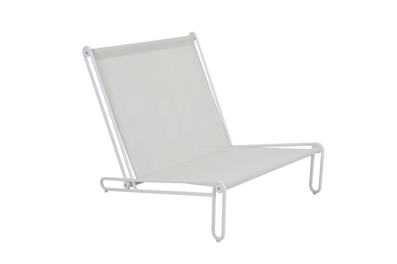 Blixt fauteuil Blanc/Cley beige