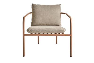 Bendt fauteuil Peach/Teddy Beige