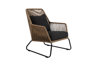 Midway fauteuil Couleur naturelle/noir