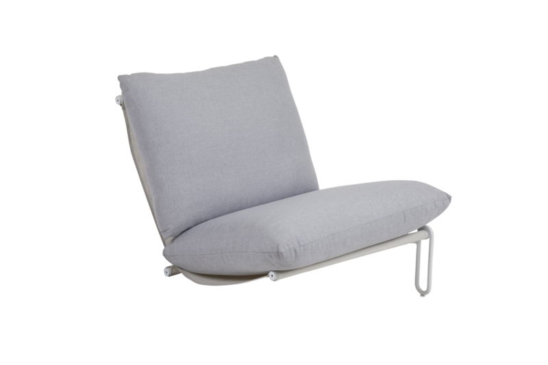 Blixt assise Blanc/Sky grey