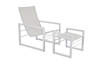 Vevi fauteuil Blanc/blanc