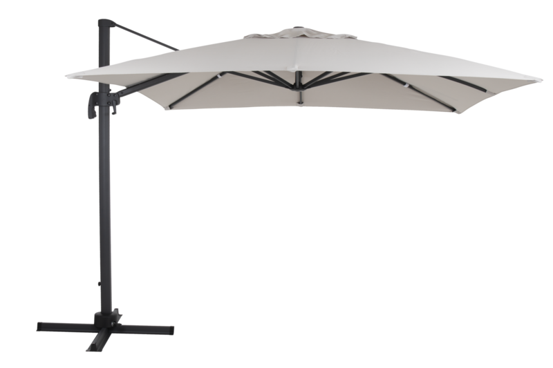 Linz parasol sans pied Anthracite/khaki