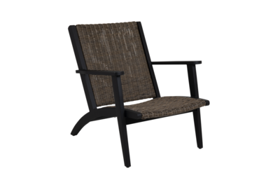 Kira fauteuil lounge Noir