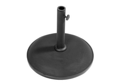 Brage pied de parasol, 50 kg Noir