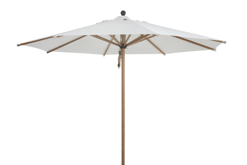 Paliano parasol Couleur naturelle/blanc